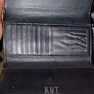 Kut from the Kloth Black Leather Wallet